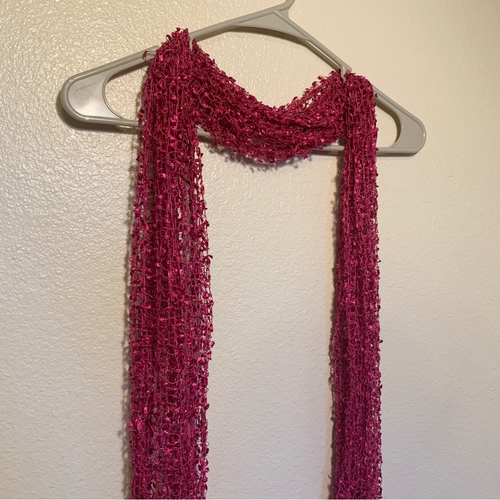 Pink 90’s/Y2K Retro Scarf